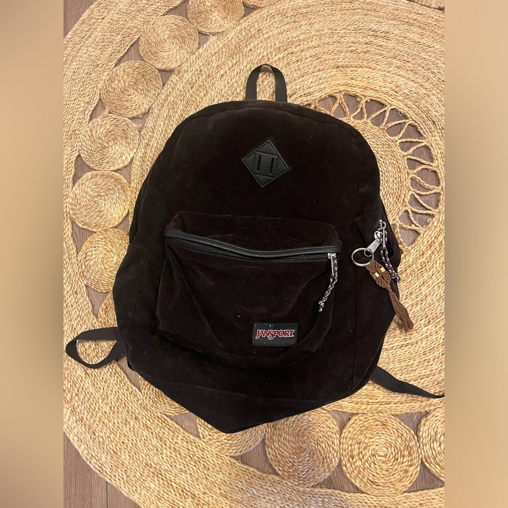 Jansport corduroy backpack brown
